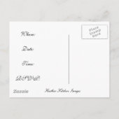 Sie sind eingeladen. . . einladungspostkarte (Rückseite)