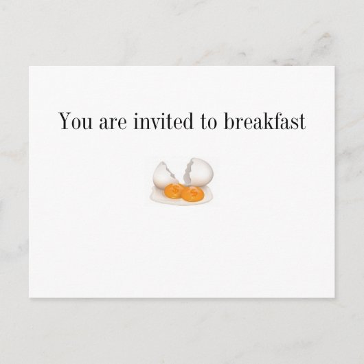 Sie sind eingeladen einladungspostkarte (Vorderseite)