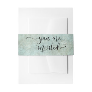 Sie sind eingeladen Elegant Calligraphy Grunge Bac Einladungsbanderole