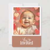 Sie sind eingeladen, Foto- und Texteinladung hinzu Einladung (Vorderseite)