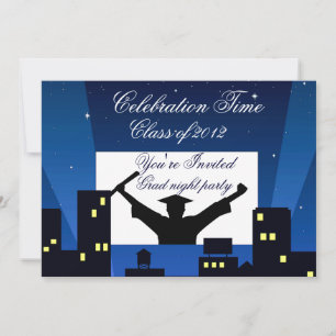 Sie sind eingeladen, Graduationsparty_ Einladung