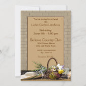 SIE SIND EINGELADEN - MEHRERE ZWECKE - GARTEN/FENS EINLADUNG (Rückseite)