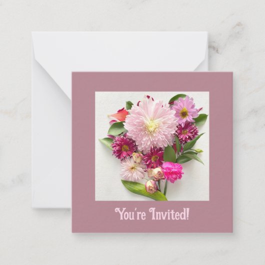 Sie sind eingeladen mitteilungskarte (Vorderseite)