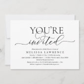 Sie sind eingeladen, moderne Brautparty Party Invi Einladung (Vorderseite)