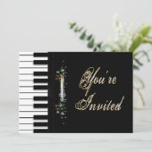 SIE SIND EINGELADEN Party Einladungen - URLAUB - K (Stehend Vorderseite)