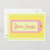 Sie sind eingeladen Postkarte (Vorne/Hinten)