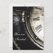 Sie sind eingeladen...Uhr Einladung (Vorderseite)