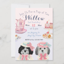 Sie sind eingeladen, um eine Teeküche zu verkünden