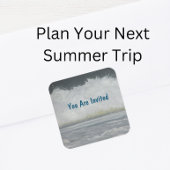 Sie sind eingeladen Umschlag Aufkleber für Familie