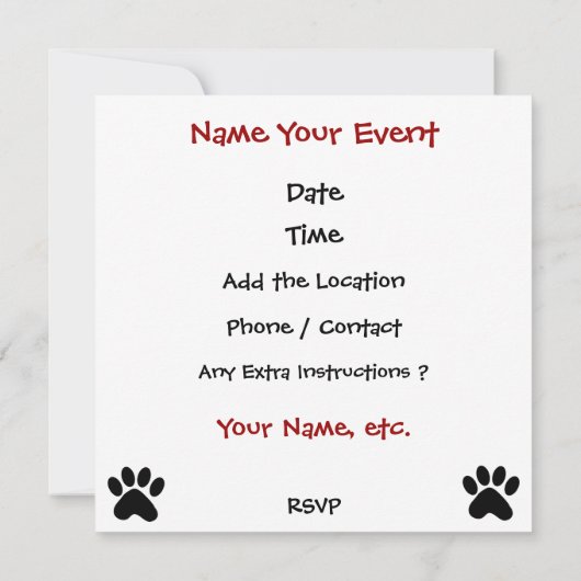 Sie sind eingeladen! von SRF Einladung (Rückseite)