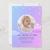 Sie sind eingeladen, zum Magical Unicorn Palace! Einladung (Rückseite)