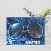 Sie sind eingeladene coole Party Einladungen (Stehend Vorderseite)