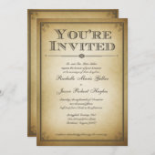 Sie sind eingeladene Hochzeitsankündigungen Einladung (Vorne/Hinten)