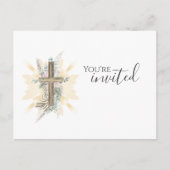 Sie sind eingeladene Kirche Postkarte (Vorderseite)