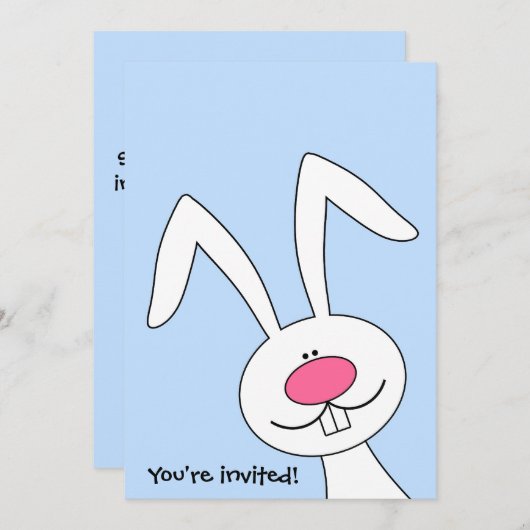Sie sind eingeladene Ostersonnige Party Einladung (Vorne/Hinten)