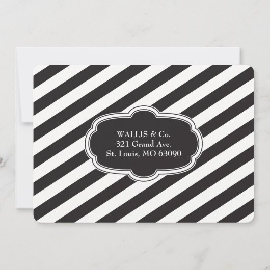 Sie sind eingeladene Rollen Einladung (Rückseite)