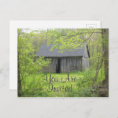 Sie sind eingeladener Stall Einladungspostkarte (Vorne/Hinten)