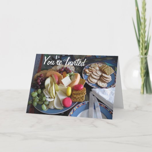 Sie sind eingeladenes Mittagessen Einladung (Vorderseite)