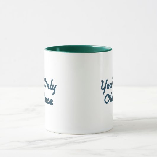 Sie sind einmal nur alt tasse (Zentrum)