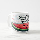 Sie sind eins in einem Melon - Spaß und Frucht Kaffeetasse (Vorderseite Links)