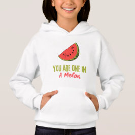 Sie sind eins in einem Melon Watermelon Frucht Hoodie