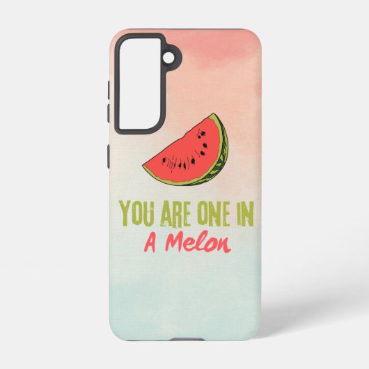 Sie sind eins in einem Melon Watermelon Frucht Samsung Galaxy Hülle (Rückseite)