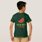 Sie sind eins in einem Melon Watermelon Frucht T-Shirt (Schwarz voll)