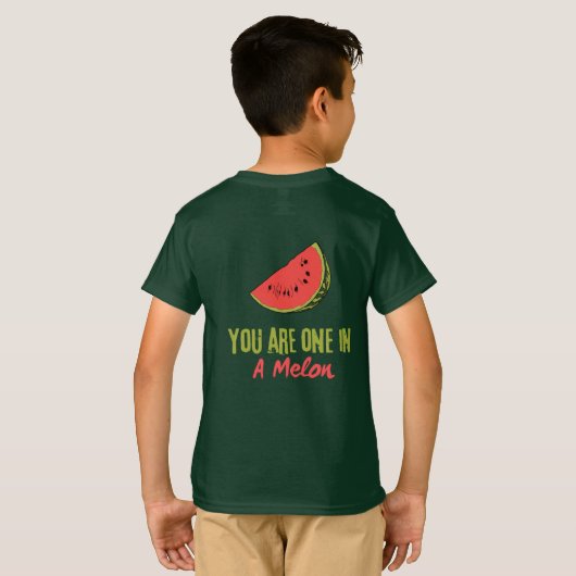 Sie sind eins in einem Melon Watermelon Frucht T-Shirt (Schwarz voll)