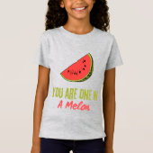 Sie sind eins in einem Melon Watermelon Frucht T-Shirt (Vorderseite)