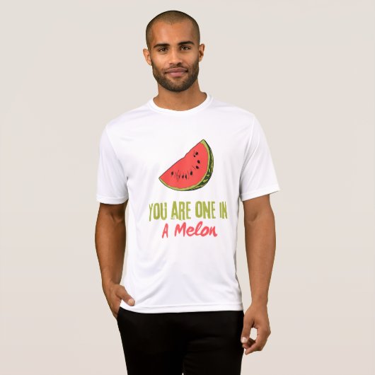 Sie sind eins in einem Melon Watermelon Frucht T-Shirt (Vorne ganz)