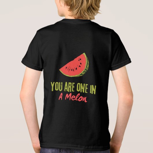 Sie sind eins in einem Melon Watermelon Frucht Tri-Blend Shirt (Rückseite)
