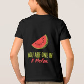 Sie sind eins in einem Melon Watermelon Frucht Tri-Blend Shirt (Rückseite)