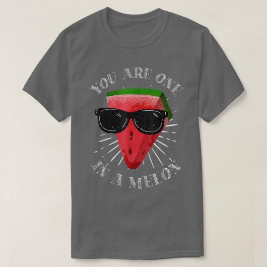 Sie sind eins in einem Melon Watermelon Slice mit T-Shirt (Design vorne)