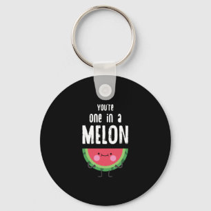 Sie sind eins in einer Melon Watermelon Fruchtpupp Schlüsselanhänger