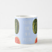 "Sie sind eins in einer Melone" Frucht danken Kaffeetasse (Mittel)
