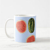 "Sie sind eins in einer Melone" Frucht danken Kaffeetasse (Links)