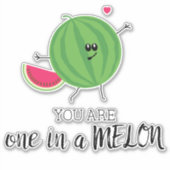Sie sind eins in einer Million Danke, Watermelon Aufkleber (Vorderseite)