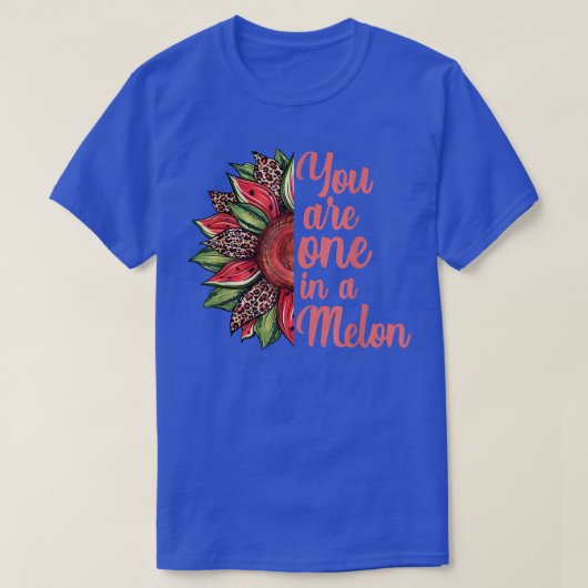 Sie sind eins in Melon Watermelon Sonnenblumen Tro T-Shirt (Design vorne)