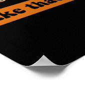 Sie sind Englischlehrerin Grammar Police Poster (Ecke)