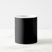 Sie sind entweder Amerikaner oder Trump Verteidige Kaffeetasse (Mittel)