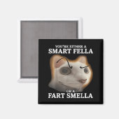 Sie sind entweder eine kluge Fella oder eine Furz Magnet (Vorderseite/Rückseite)