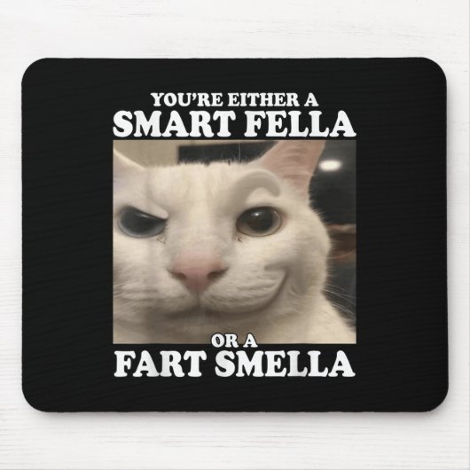 Sie sind entweder eine kluge Fella oder eine Furz Mousepad (Vorne)