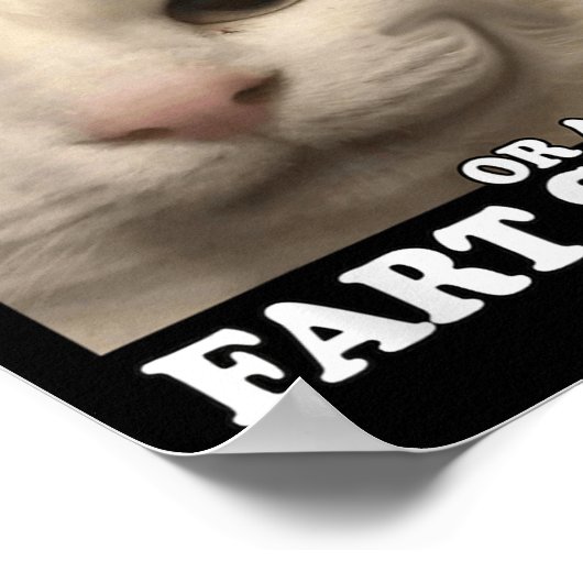 Sie sind entweder eine kluge Fella oder eine Furz Poster (Ecke)