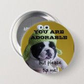 Sie sind entzückender TIPP-KNOPF Button (Vorne & Hinten)