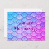 Sie sind erstaunlich postkarte (Vorne/Hinten)