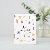 Sie sind etwas Besonderes Postkarte (Stehend Vorderseite)