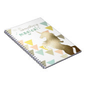 Sie sind etwas Magisches Gold Unicorn Notizblock (Rechte Seite)