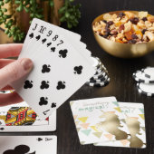 Sie sind etwas magisches GoldEinhorn Spielkarten (In Situ)