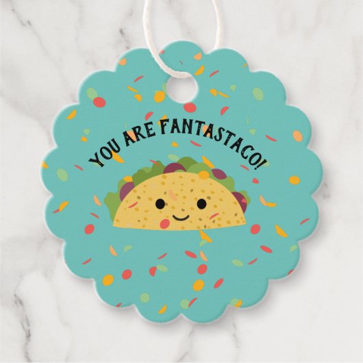 Sie sind Fantastaco Niedlich Kawaii Taco Geschenkanhänger (Vorderseite)