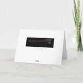 Sie sind fantastisch! karte (Rückseite)